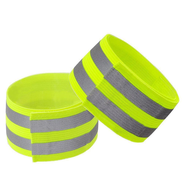 2Pcs Elastic Night Reflector Wristband