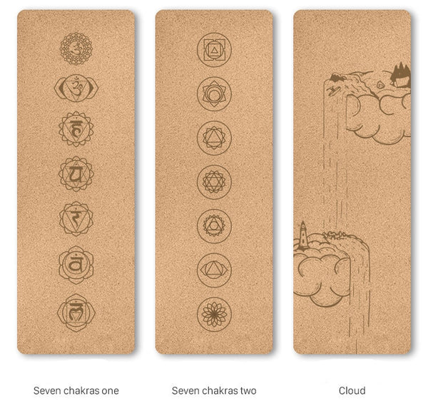 Design Natural Cork TPE Yoga Mat